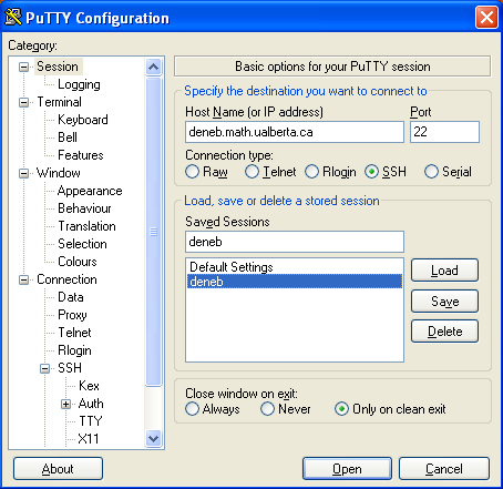 putty save