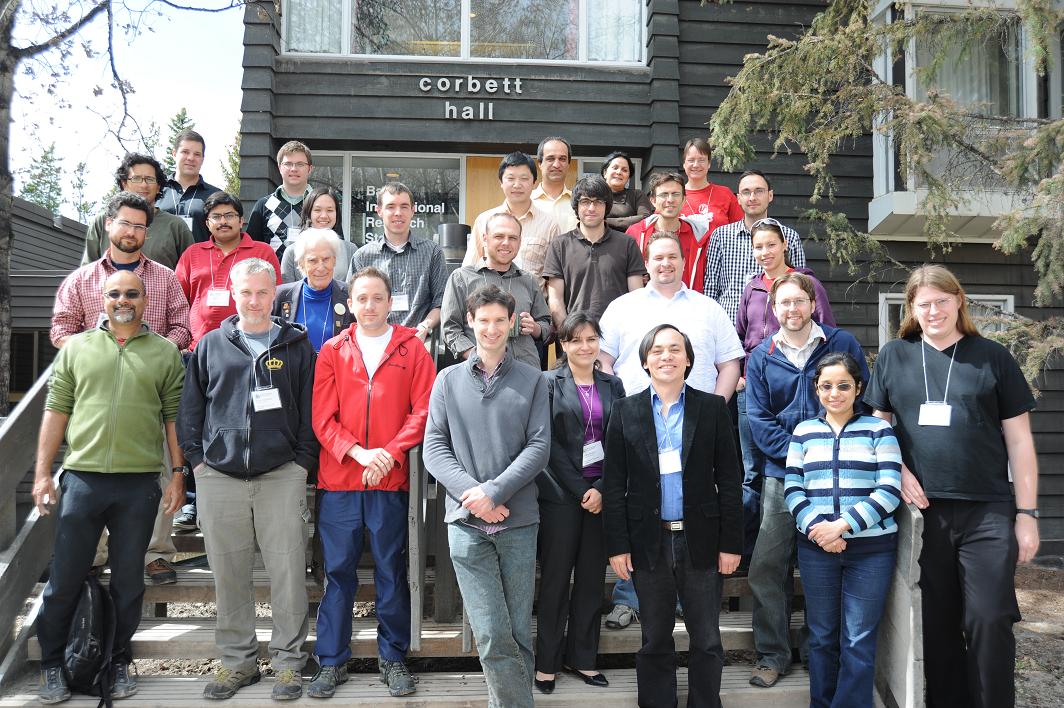 The group photo for Alberta Number Theory Days 2010