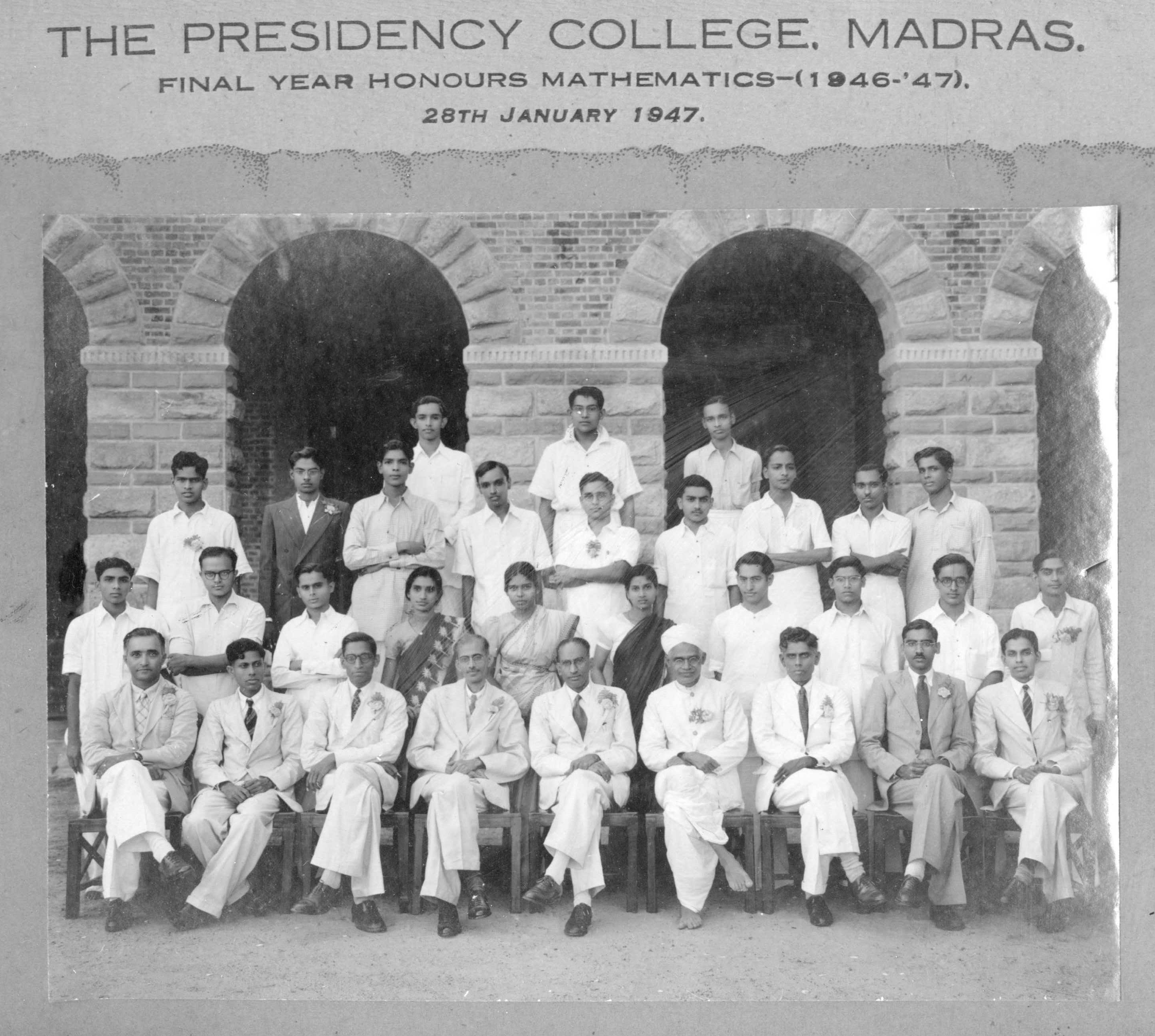 Presidency College in Madras-1947