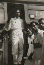 1954-With students